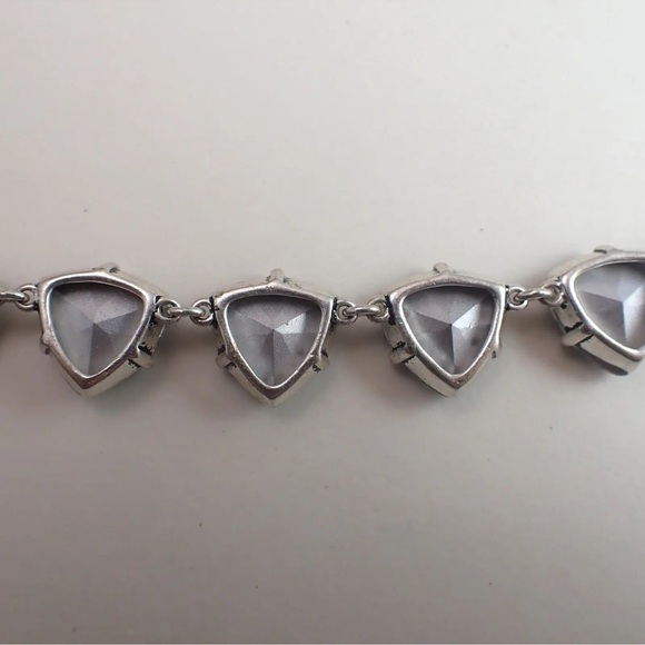 Designer Stella & Dot “Somerville” Black Crystal Necklace - Picture 9 of 11